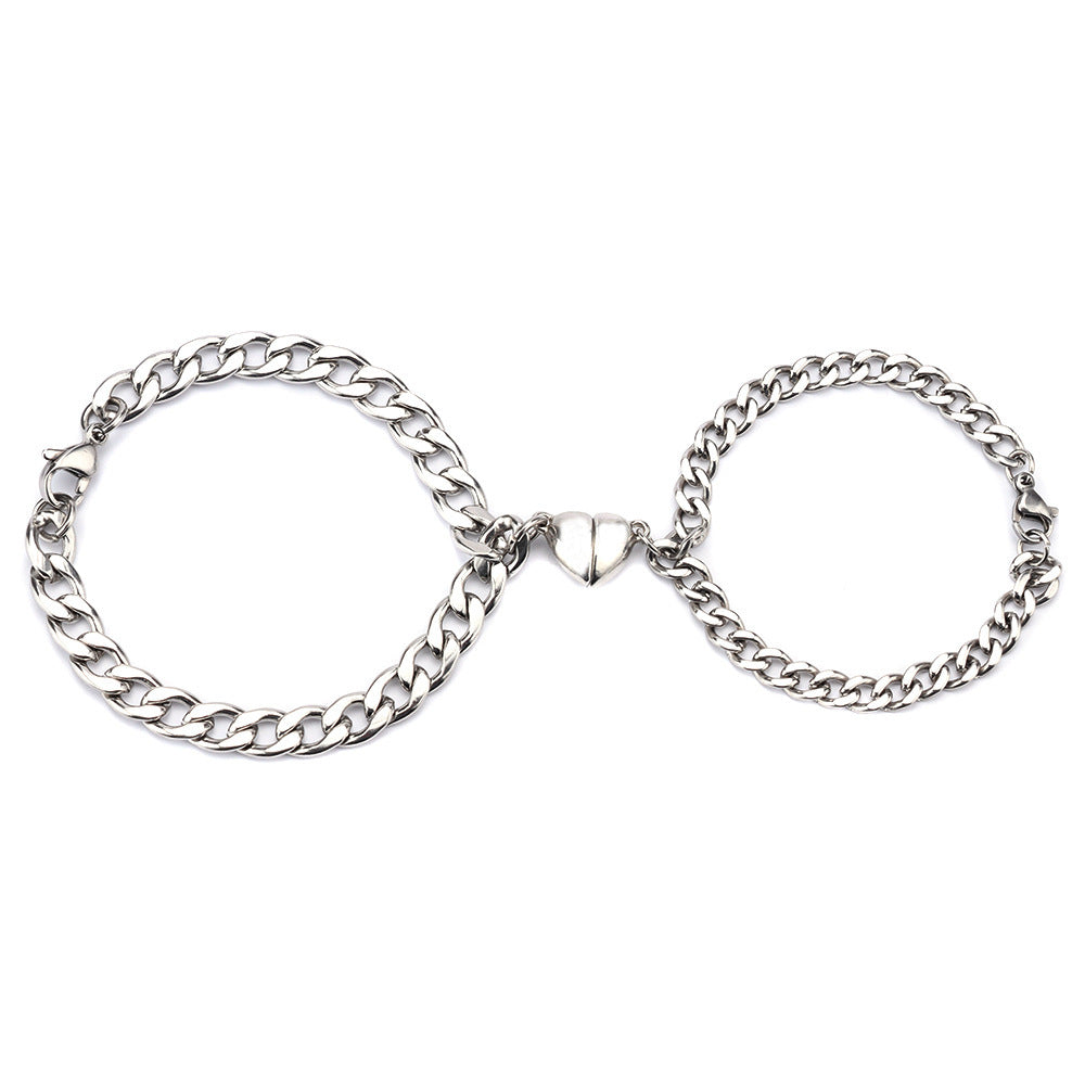 Love Magnet Couple Bracelets - Attracts a Pair Of Male And Female