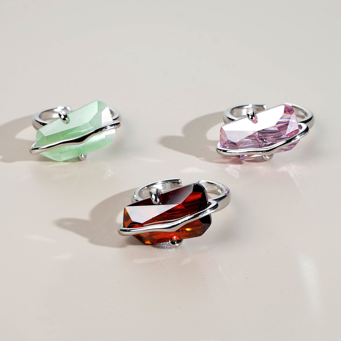 Peach Blossom Female Ring