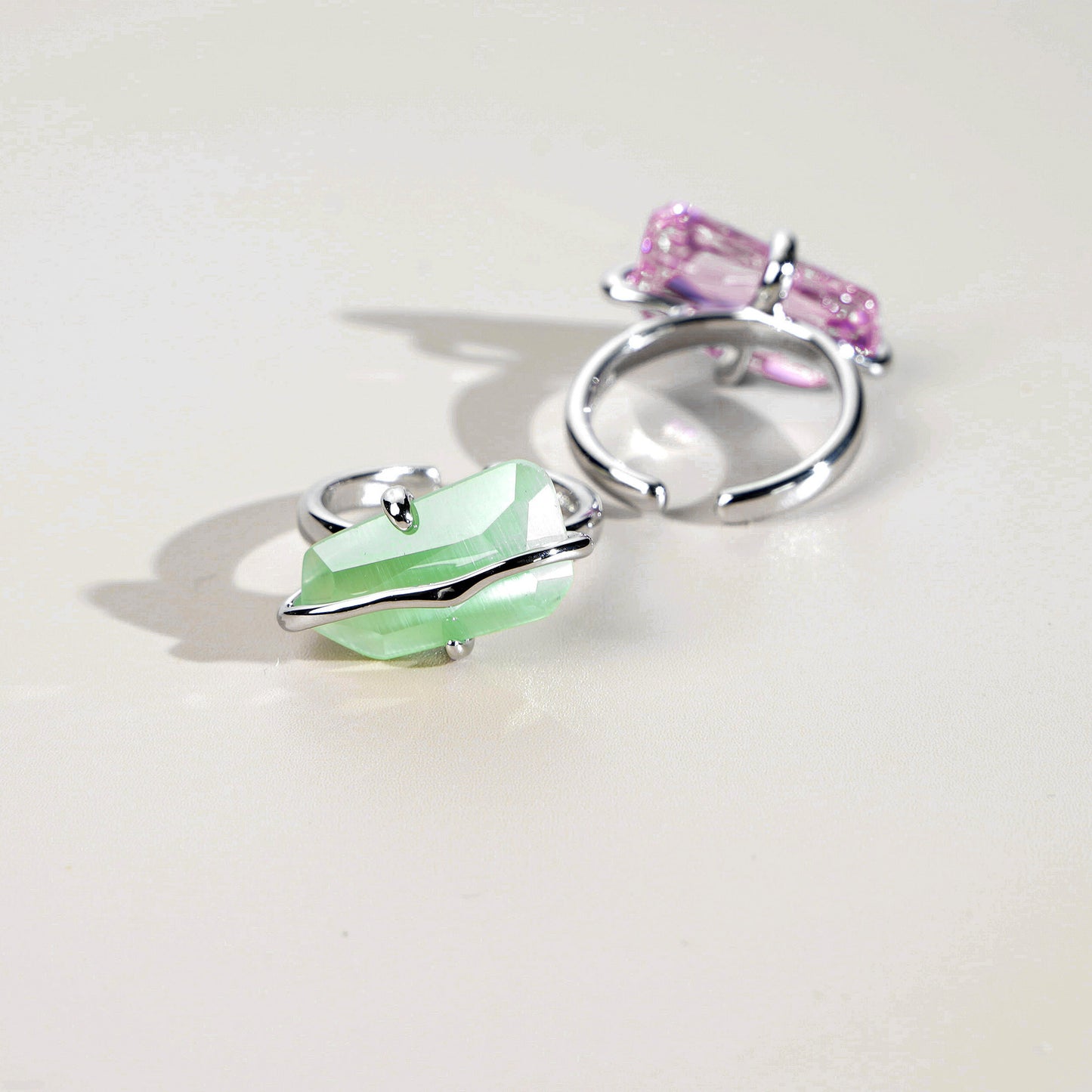 Peach Blossom Female Ring