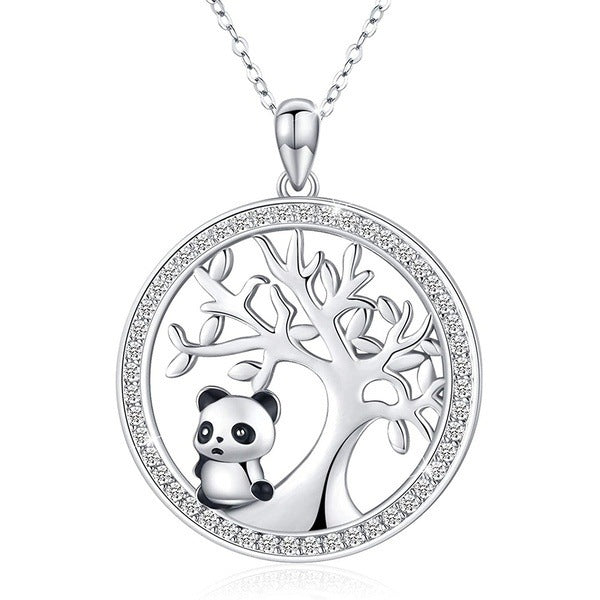Panda Charm Pendant Necklace