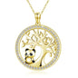Panda Charm Pendant Necklace