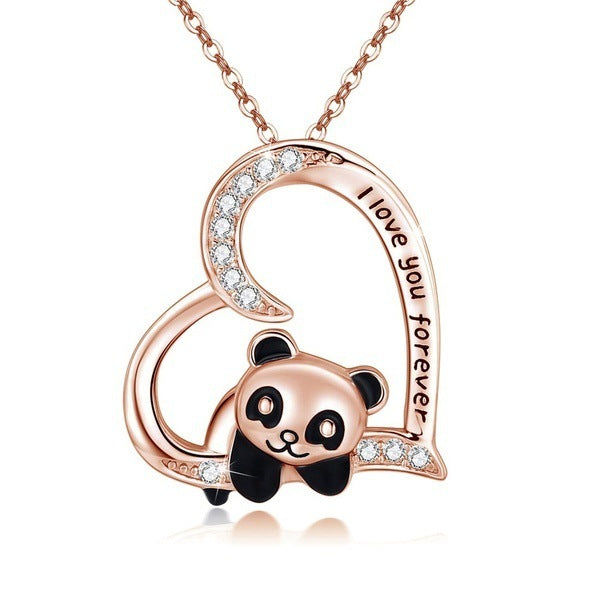 Panda Charm Pendant Necklace