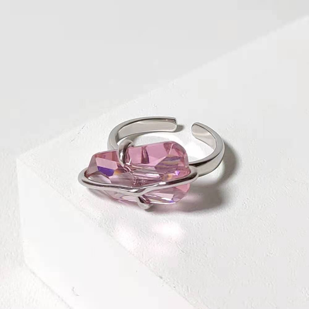 Peach Blossom Female Ring