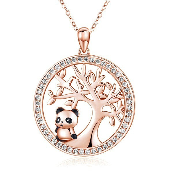 Panda Charm Pendant Necklace