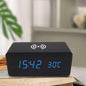 Wireless Charging Dock with Digital Alarm Clock