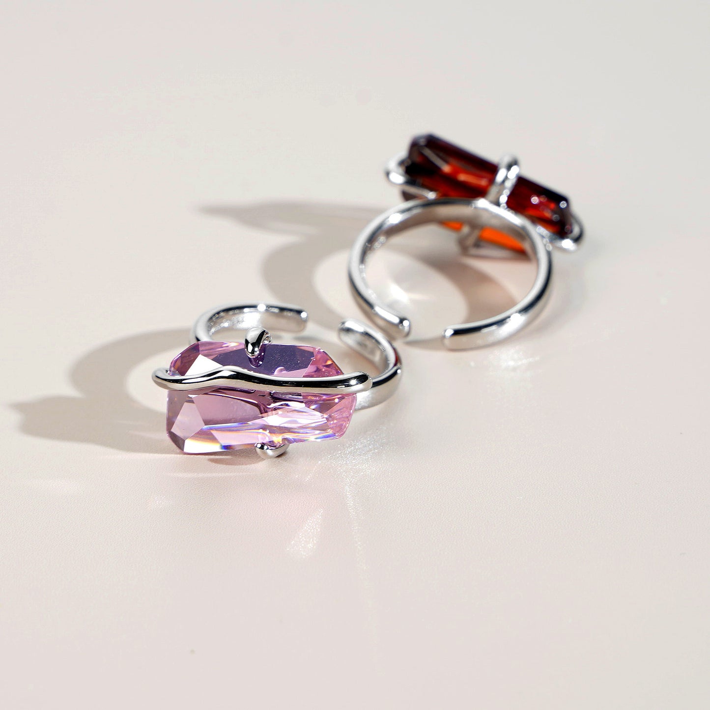 Peach Blossom Female Ring