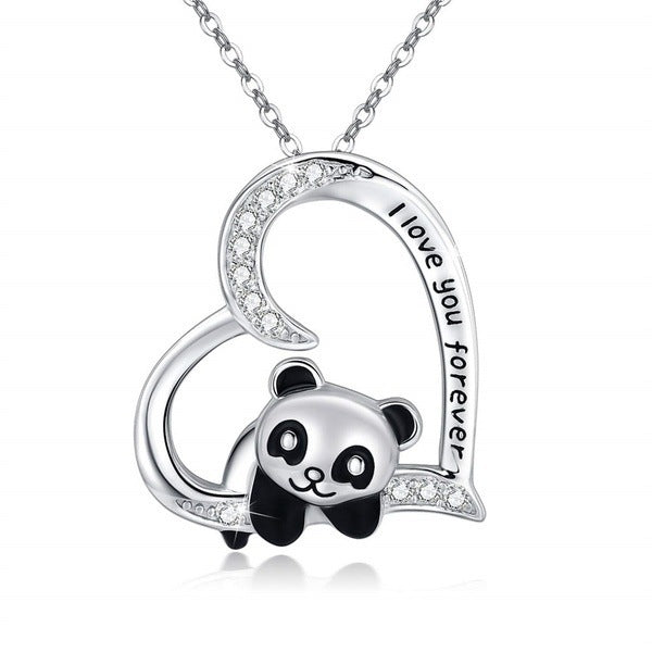 Panda Charm Pendant Necklace