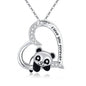 Panda Charm Pendant Necklace