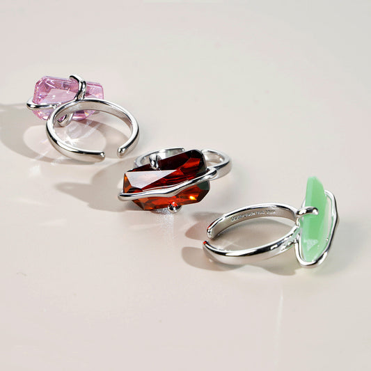 Peach Blossom Female Ring
