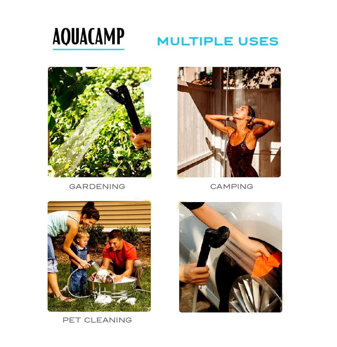 AquaCamp Adventure-Ready Portable Shower System