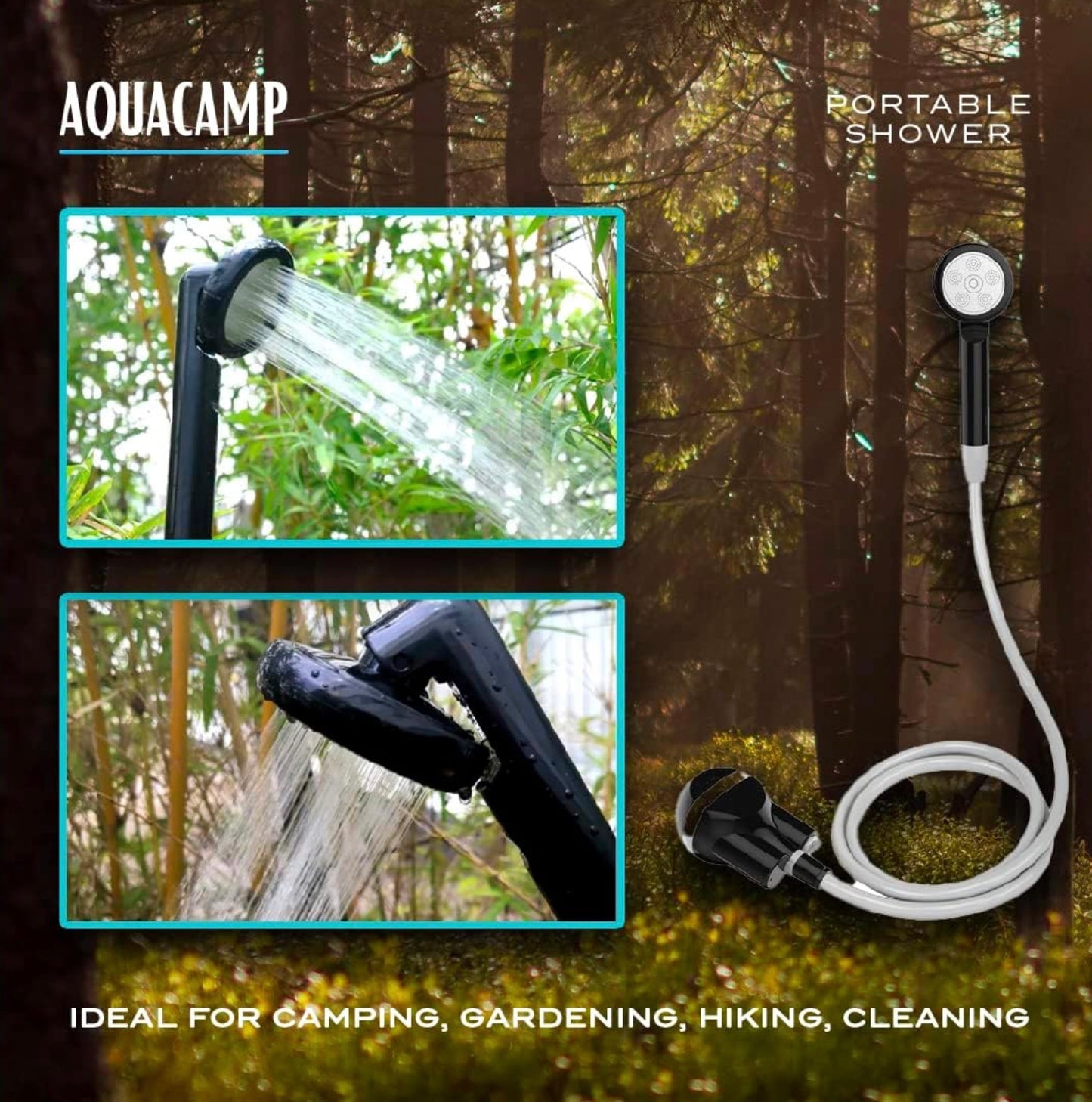 AquaCamp Adventure-Ready Portable Shower System