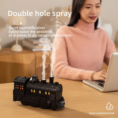 Train Air Humidifier Ultrasonic Aromatherapy