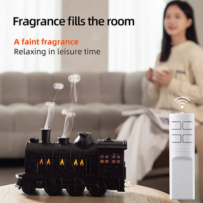 Train Air Humidifier Ultrasonic Aromatherapy