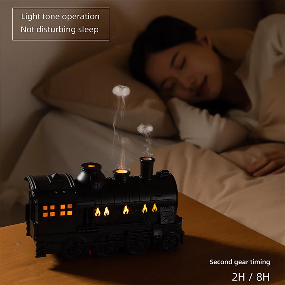 Train Air Humidifier Ultrasonic Aromatherapy
